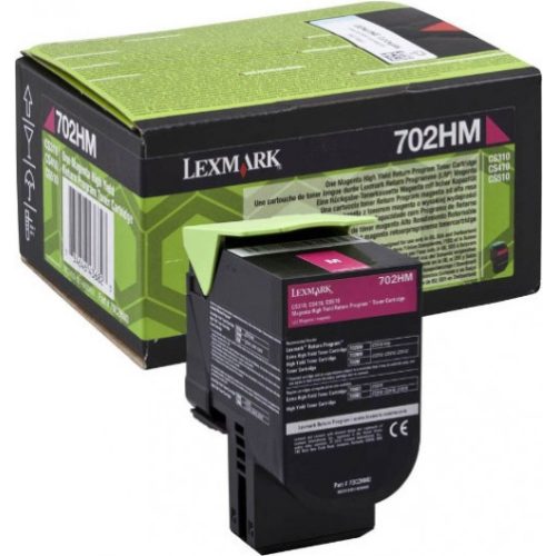 Lexmark CS310/410/510 High Return Toner Magenta 3K (Eredeti) 70C2HM0