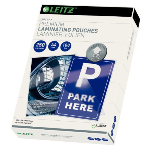 Leitz STANDARD meleglamináló-fólia UDT, A4, 250 mikron, 100db/cs