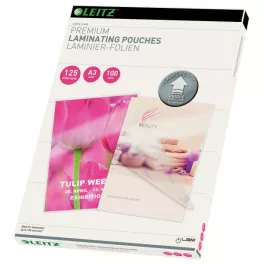   Leitz STANDARD meleglamináló-fólia UDT, A3, 125 mikron A3, 100db/cs