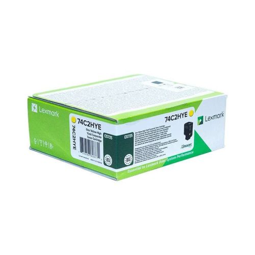 Lexmark CS725 High Corporate Toner Yellow 12K (Eredeti) 74C2HYE