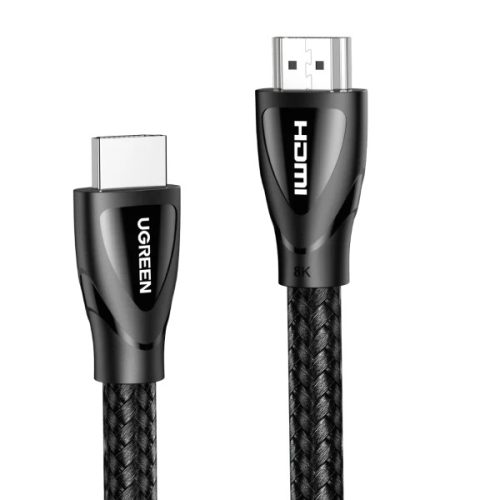UGREEN HDMI 8K kábel apa - apa fonott fekete 1 m HD140