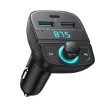 UGREEN Bluetooth autós töltő 5.0+PD+QC3.0+USB Flash Drive+TF fekete CD229