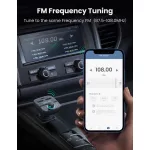 UGREEN Bluetooth autós töltő 5.0+PD+QC3.0+USB Flash Drive+TF fekete CD229