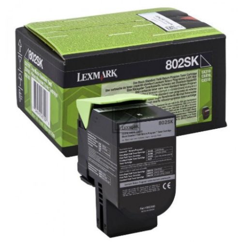 Lexmark CX310/410/510 Standard Return Toner Black 2,5K (Eredeti) 80C2SK0