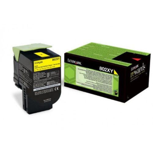 Lexmark CX510 Extra High Return Toner Yellow 4K (Eredeti) 80C2XY0