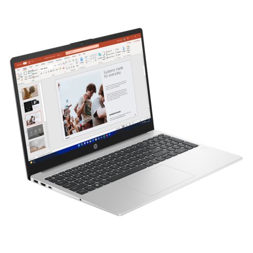 HP255G10 notebook, 15.6" FHD AG SVA  250Nits, AMD Ryzen5 7530U HC, 8GB, 512GB PCIe SSD, Radeon RX Vega 7, Silver, WIN11, 3 év gar