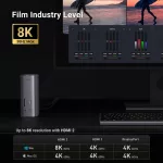 UGREEN Revodok Pro Multifunkcionális dokkoló állomás, USB-C (CM555)