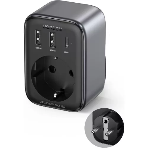 UGREEN 30W konnektor elosztó EU 2A1C CD314