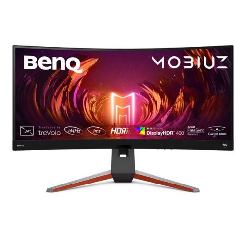 BENQ 34" EX3410R MOBIUZ UWQHD VA 21:9 1ms Ívelt, Ultrawide, MOBIUZ gamer monitor