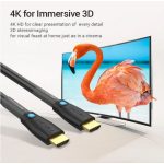 Vention HDMI ( aktív, fekete), 3m, kábel