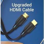 Vention HDMI 2.1 (8K, fekete), 5m , kábel