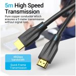 Vention HDMI/M -> HDMI/M , (8K,fekete), 10m, kábel