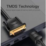 Vention HDMI -> DVI, (fekete), 1m, kábel