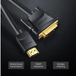 Vention HDMI -> DVI, (fekete), 3m, kábel