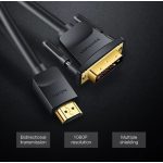 Vention HDMI -> DVI, (fekete), 5m, kábel