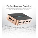 Vention HDMI (5be-1ki, fekete&arany), switcher