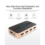 Vention HDMI (5be-1ki, fekete&arany), switcher