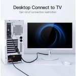 Vention VGA -> HDMI/ Micro USB-B/F /3.5mm/F, (fekete), 0,15m, konverter