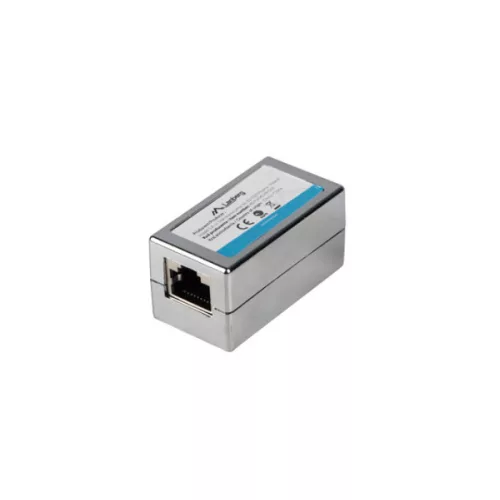 Lanberg AD-RJ45-RJ45-OS6 RJ45-RJ45 Cat.6 FTP árnyékolt ezüst toldó