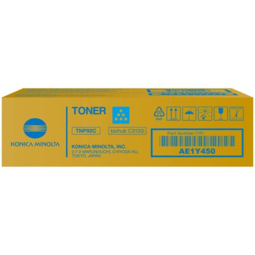Konica-Minolta TNP92C Toner Cyan 4.000 oldalra