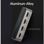 Vention HDMI (3be-1ki, szürke), switcher