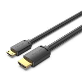 Vention mini HDMI/M -> HDMI/M (4K,HD, fekete), 2m, kábel