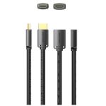 Vention HDMI/M -> HDMI/F (4K, HD, PVC, fekete), 3m, kábel