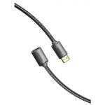Vention HDMI/M -> HDMI/F (4K, HD, PVC, fekete), 3m, kábel