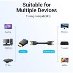 Vention HDMI/M -> HDMI/F (4K,fekete, 2darab), adapter