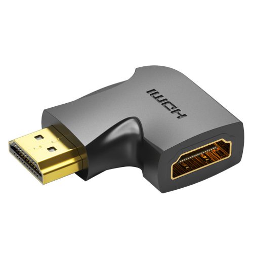 Vention HDMI/M (270fokos) -> HDMI/F (4K,sík, 2db), adapter