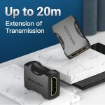Vention HDMI/F -> HDMI/F (4K,toldó,fekete), adapter