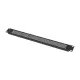 Lanberg AK-1411-B 19 1U fekete fém hálós/perforált vakpanel