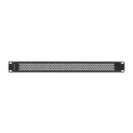Lanberg AK-1411-B 19 1U fekete fém hálós/perforált vakpanel