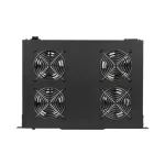 Lanberg AK-1503-B 19 1U 4x ventilátor + termosztát ventilátor egység LCD kijelzővel