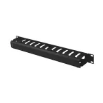 Lanberg AK-1704-B 19 1U fekete csatornás kábelrendező