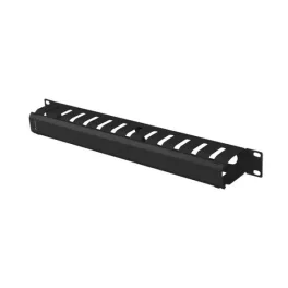 Lanberg AK-1704-B 19 1U fekete csatornás kábelrendező