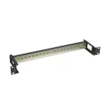 Lanberg AK-1801-B 19 1U fekete DIN sín panel