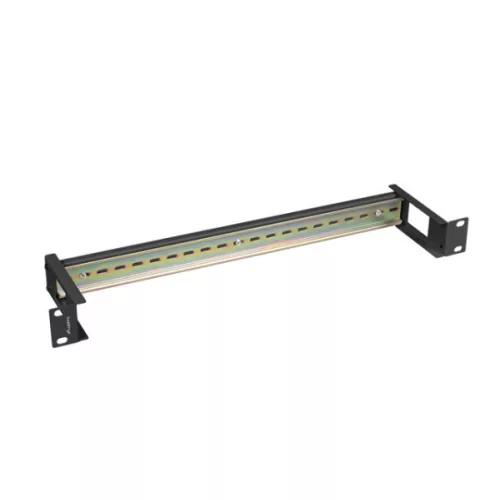 Lanberg AK-1801-B 19 1U fekete DIN sín panel