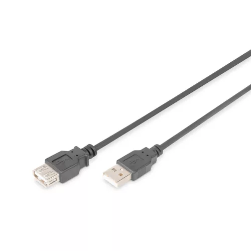 DIGITUS AK-300202-030-S High Speed árnyékolt USB 2.0 hosszabbító kábel 3m