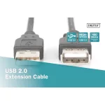 DIGITUS AK-300202-030-S High Speed árnyékolt USB 2.0 hosszabbító kábel 3m