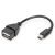DIGITUS AK-300310-002-S OTG 2.0 mini USB-B - USB-A anya adapter