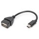 DIGITUS AK-300310-002-S OTG 2.0 mini USB-B - USB-A anya adapter