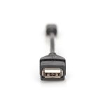 DIGITUS AK-300310-002-S OTG 2.0 mini USB-B - USB-A anya adapter