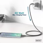 DIGITUS AK-300340-020-S High Speed USB-A 2.0 - USB Type-C szilikon kábel 2m