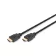 DIGITUS AK-330107-020-S High Speed UHD 4K 3D 30Hz 2.0 aranyozott Ethernet HDMI kábel 2m