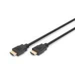 DIGITUS AK-330107-030-S High Speed UHD 4K 3D 30Hz 2.0 aranyozott Ethernet HDMI kábel 3m