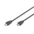 DIGITUS AK-330114-050-S High Speed Full HD 3D 30Hz 1.4 aranyozott Ethernet HDMI kábel 5m