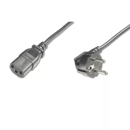   DIGITUS AK-440109-008-S 250V 10A IEC C13 90 fok csatlakozó CEE 7/7 schuko dugó 0,75m tápkábel