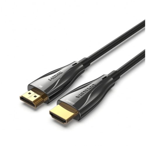 Vention HDMI/M -> HDMI/M HD, (8K, optikai kábel, fekete, 1080P@160Hz /2K@144Hz /4K@120Hz / 8K@60Hz, Átviteli sebesség: 48Gbps), 60m, kábel