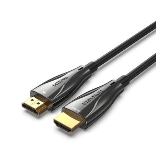 Vention HDMI/M -> HDMI/M HD, (8K, optikai kábel, fekete, 1080P@160Hz /2K@144Hz /4K@120Hz / 8K@60Hz, Átviteli sebesség: 48Gbps), 80m, kábel